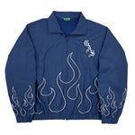 Ghost Flame Nylon Jacket (BLUE)