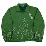 Ghost Flame Nylon Jacket (GREEN)