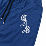 Ghost flames Nylon Pants (Blue)