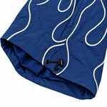 Ghost flames Nylon Pants (Blue)