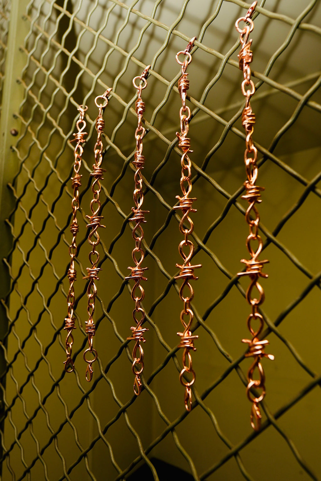 Barbwire Hat Chain (ROSE GOLD)