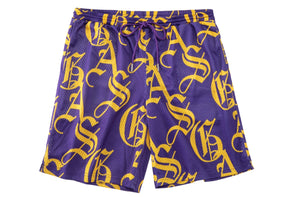 Mesh Shorts DEAL (Purple/Gold)