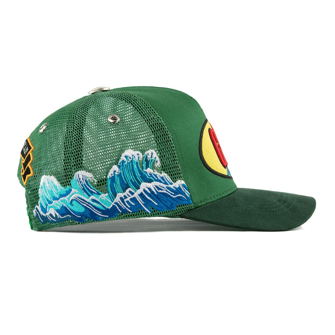 Tsunami Trucker Hat (Green)